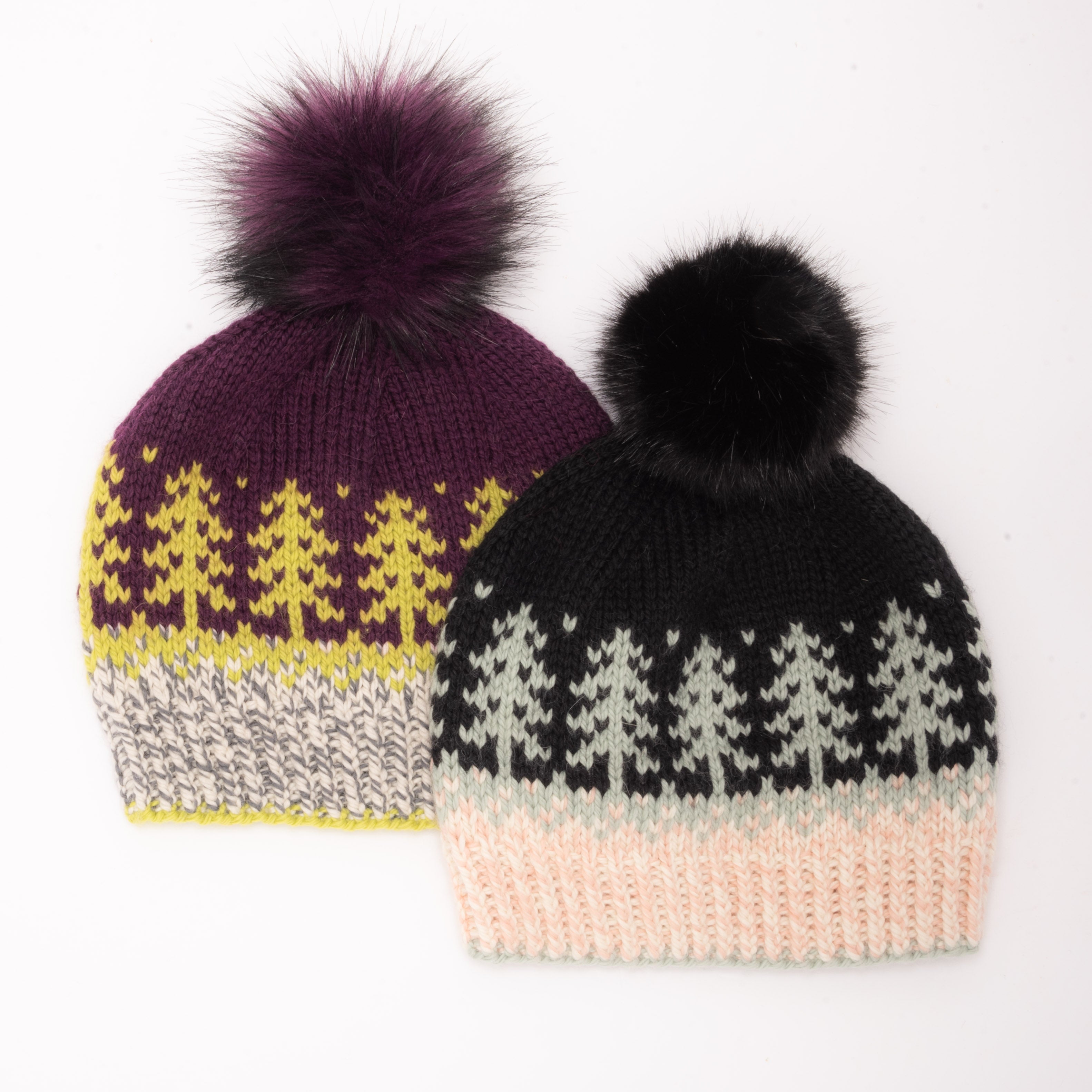 Attaching Faux-Fur Pom-Poms