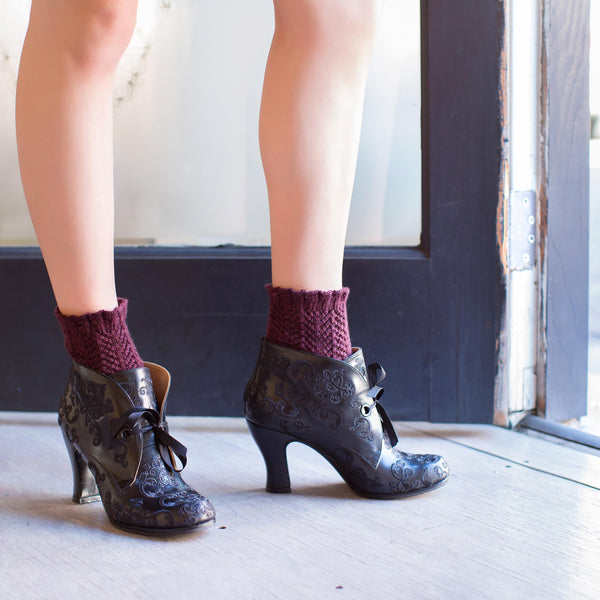 New Pattern Mary Jane - Lacy Liners for Short Boots