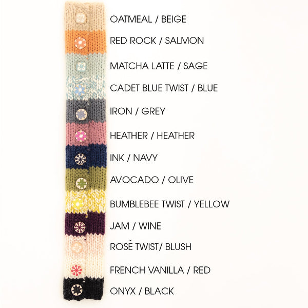 Embroidered Buttons in Custom Colors