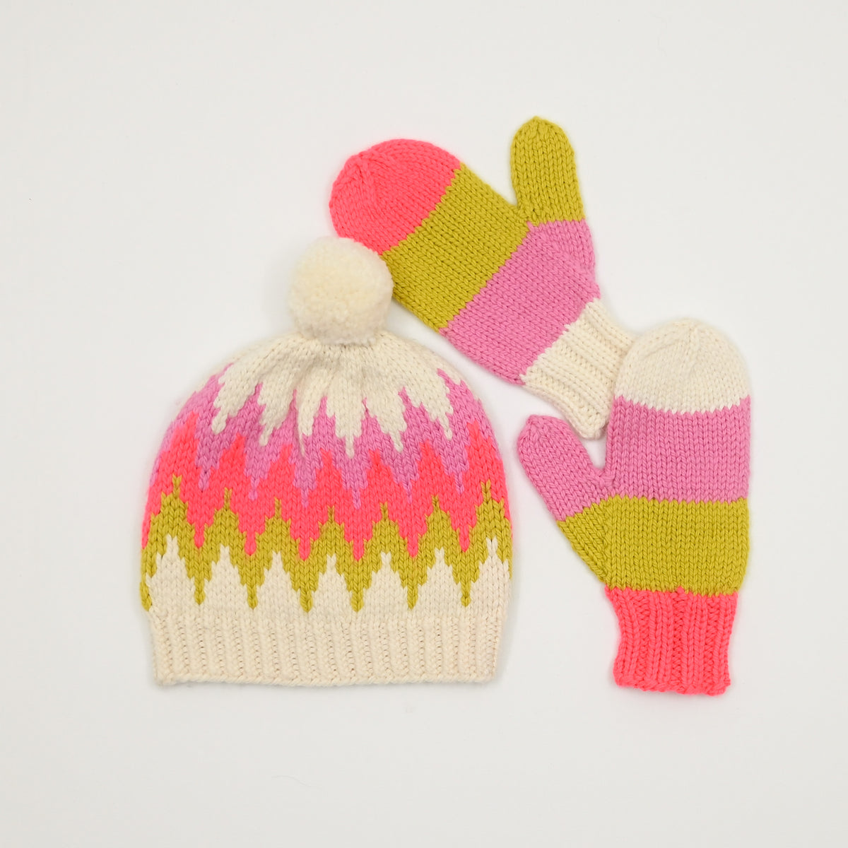A. Opie Designs - Northport Hat & Mittens Knitting Kit
