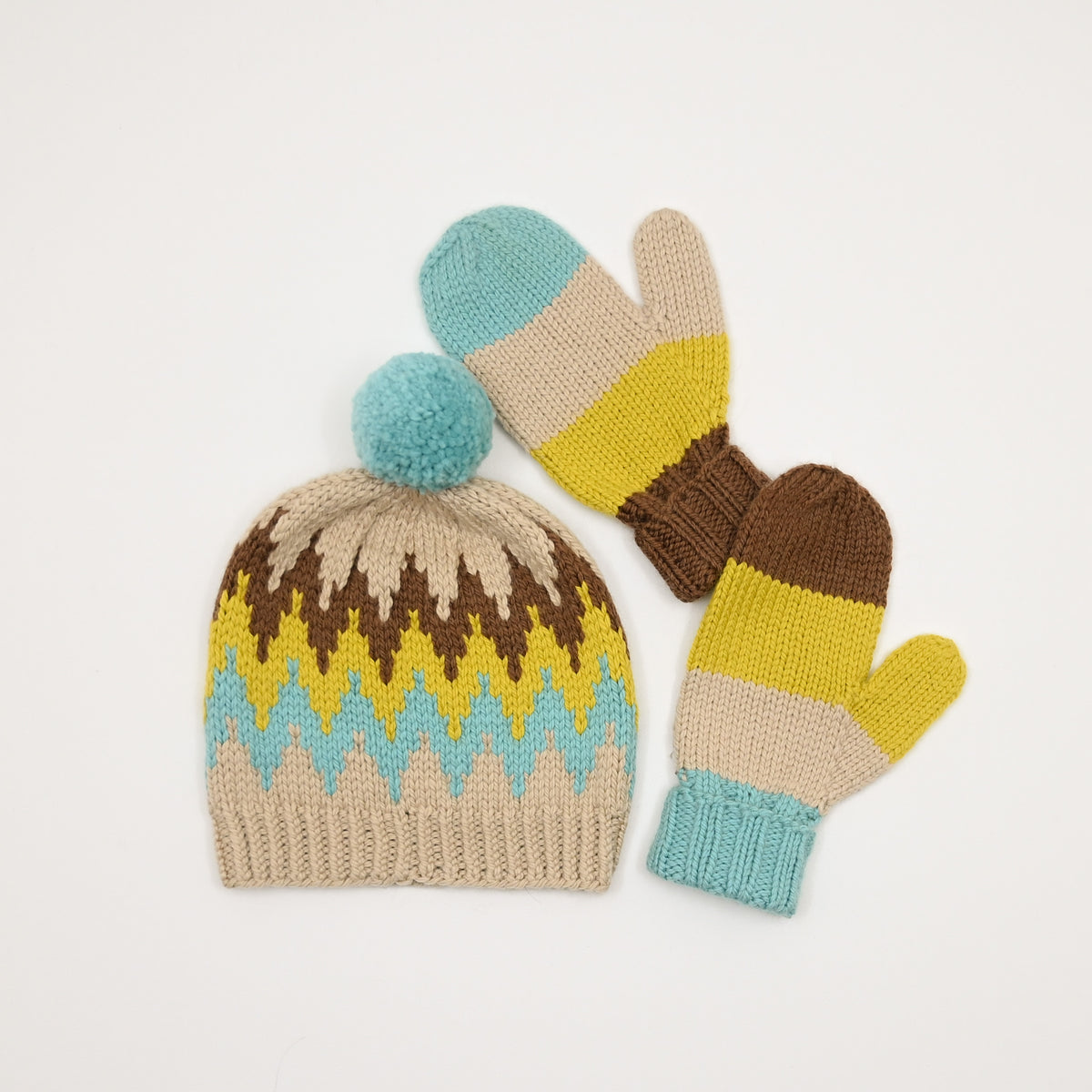 A. Opie Designs - Northport Hat & Mittens Knitting Kit