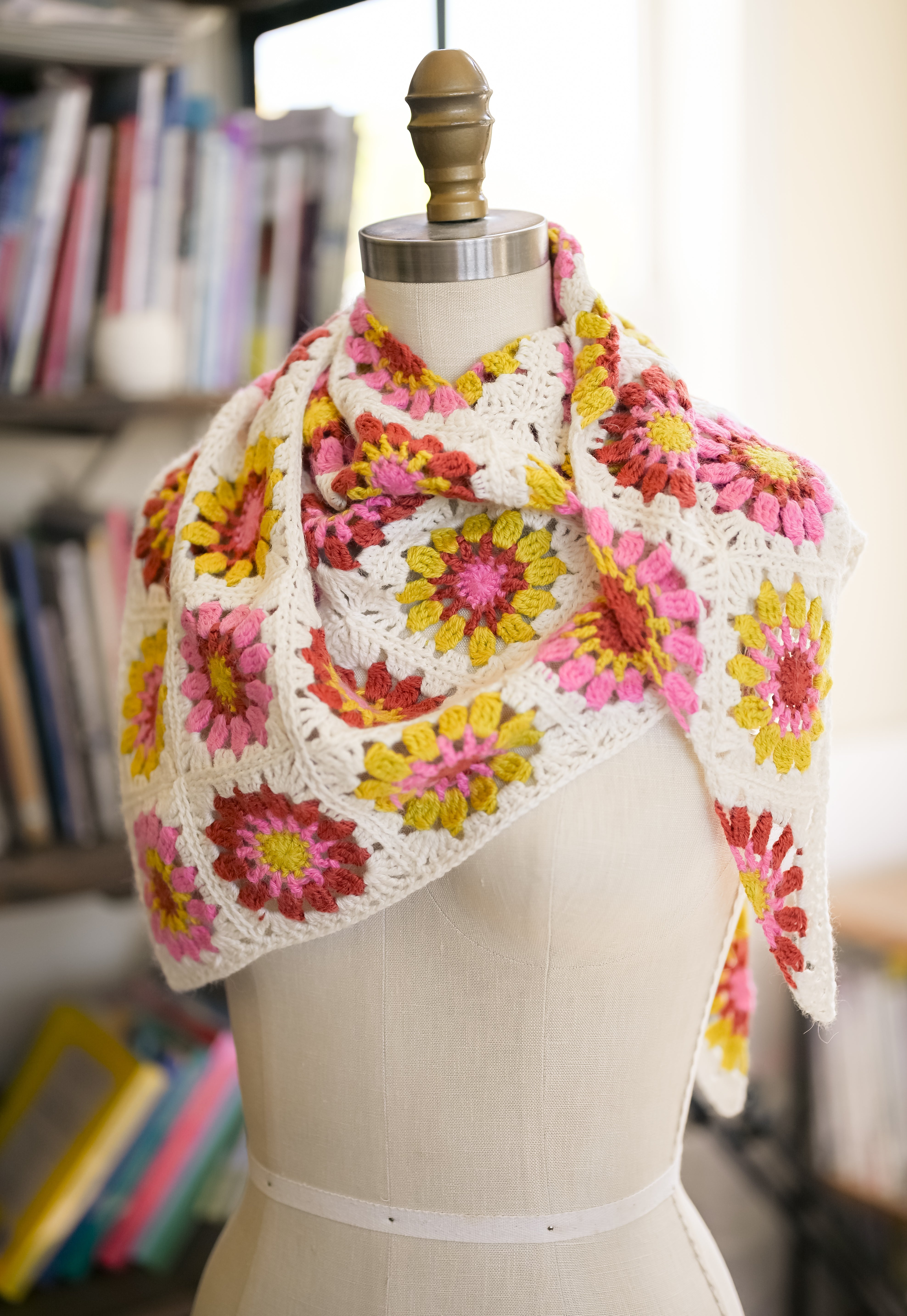 Sugar Bloom Shawl Kit - Crochet