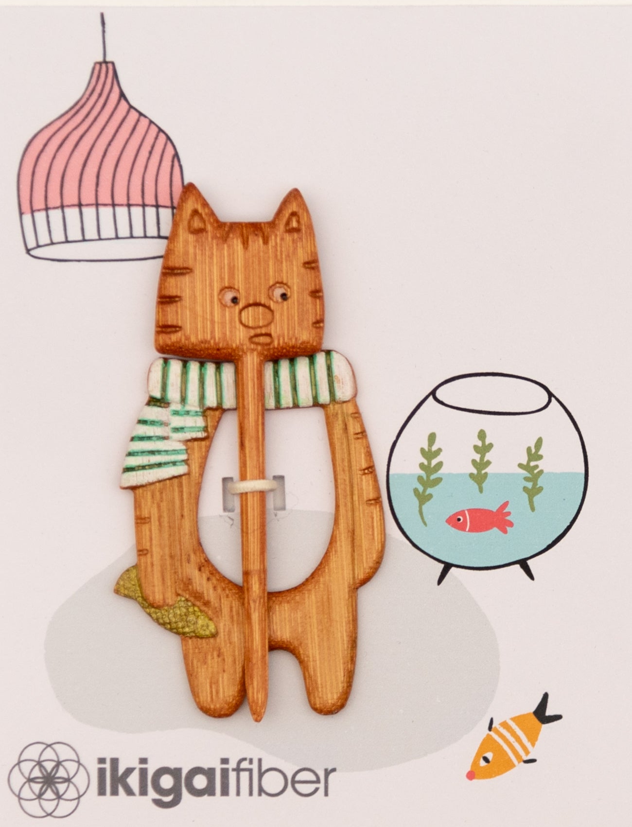 Wood Shawl Pins