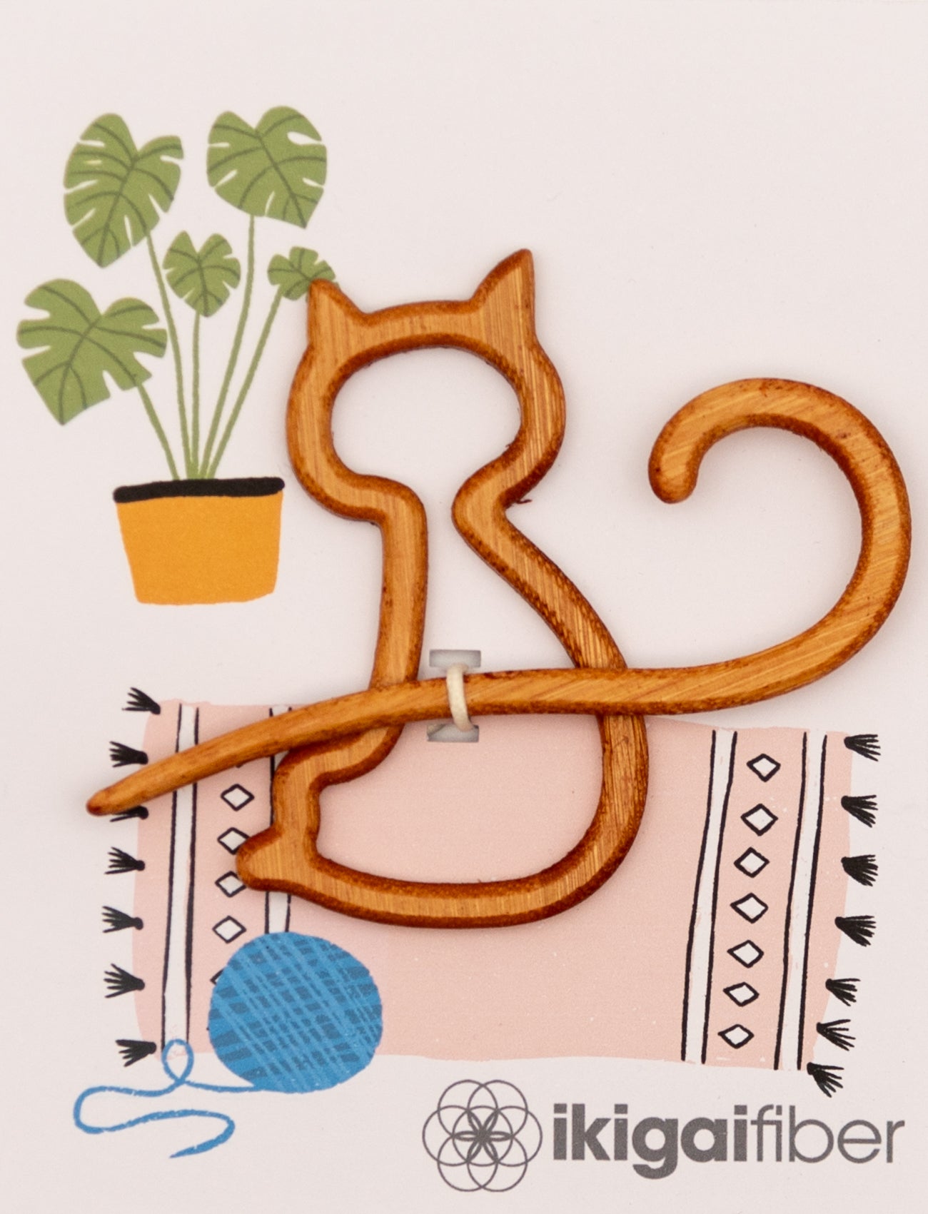 Wood Shawl Pins