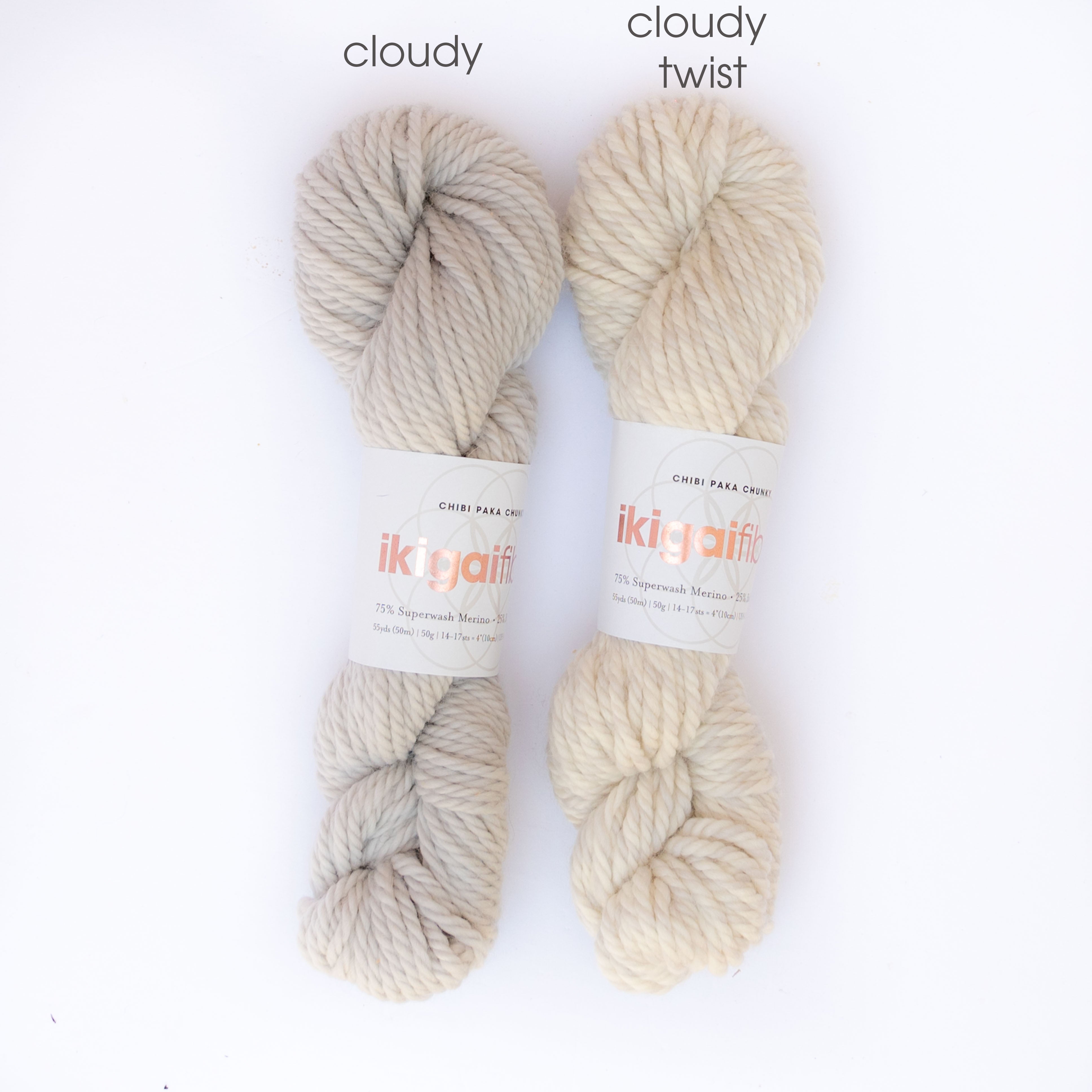 Yarn - Chibi Paka Chunky (50 g skeins)