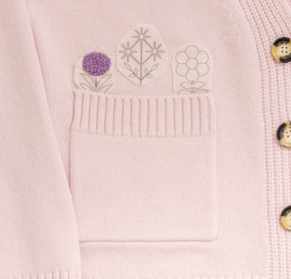 Scandi Flowers Stick & Stitch Embroidery Pattern