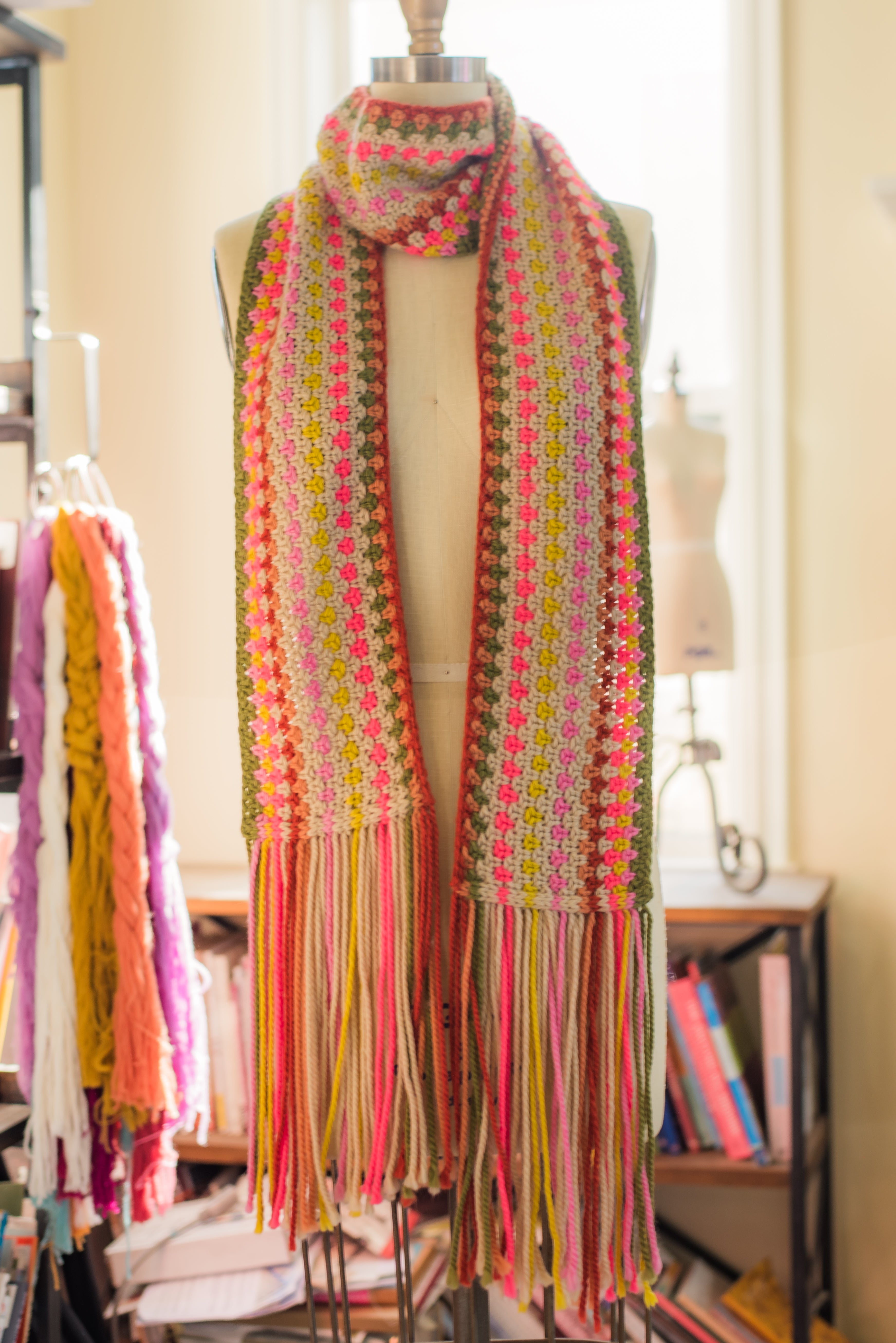【LIDNM】BABY WOOL BLANKET STOLE Blanketto Scarf