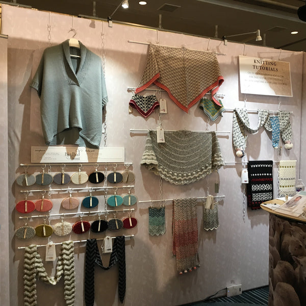 Pam Powers Knits booth at Vogue Knitting Live San Francisco 2018