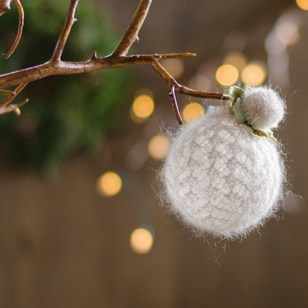Pam Powers Knits Snowball Ornament Pattern