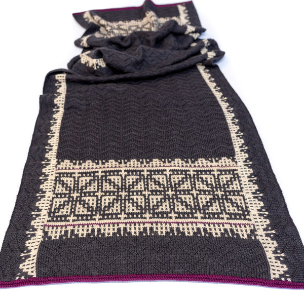 New Skyline Stole Knitting Kit & Pattern