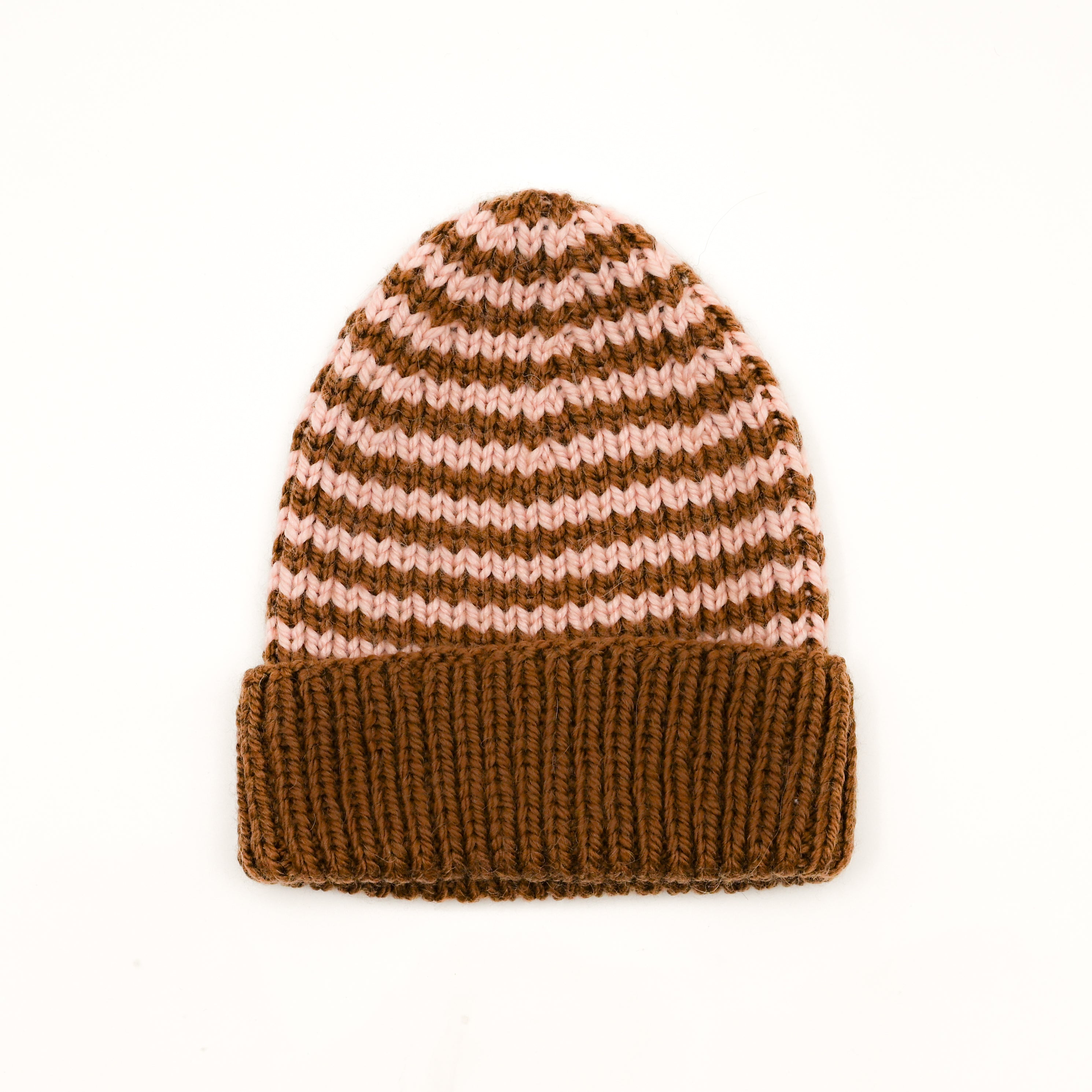 Striped Ribeanie Hat Knitting Kit