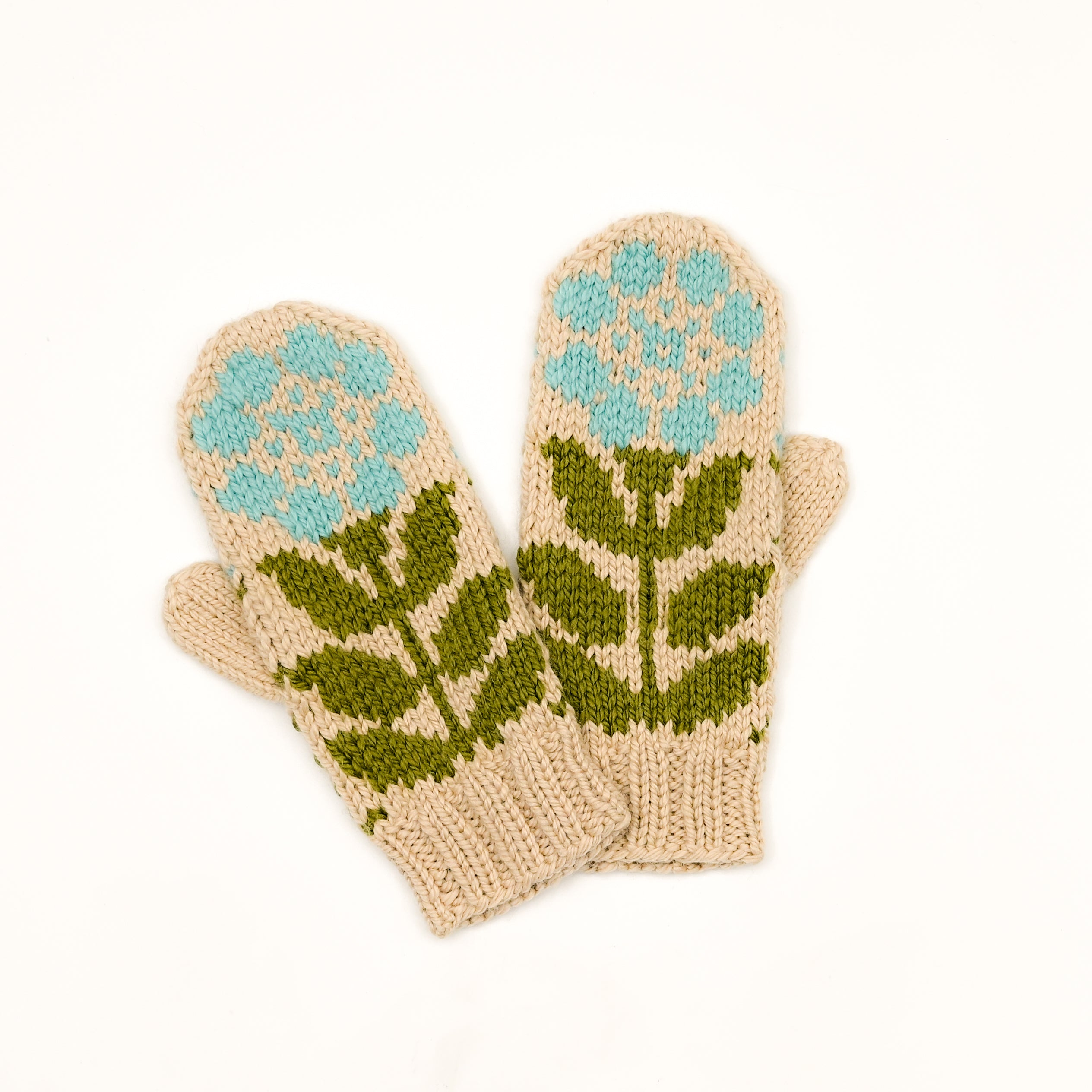 Tussie Mussie Hat & MIttens Knitting Kit