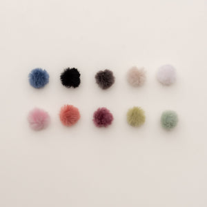 Wholesale Wool Pom-Pom (4 cm, 12 poms loose, not carded)