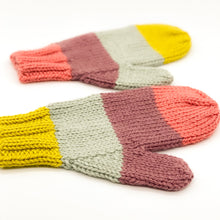 Load image into Gallery viewer, A. Opie Designs - Elements Colorblock Mittens Knitting Kit