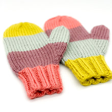 Load image into Gallery viewer, A. Opie Designs - Elements Colorblock Mittens Knitting Kit