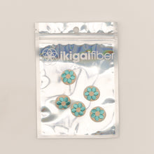 Load image into Gallery viewer, Wholesale Notions: Embroidered Buttons (3 packs of 5 buttons)