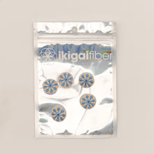 Load image into Gallery viewer, Wholesale Notions: Embroidered Buttons (3 packs of 5 buttons)