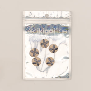 Wholesale Notions: Embroidered Buttons (3 packs of 5 buttons)