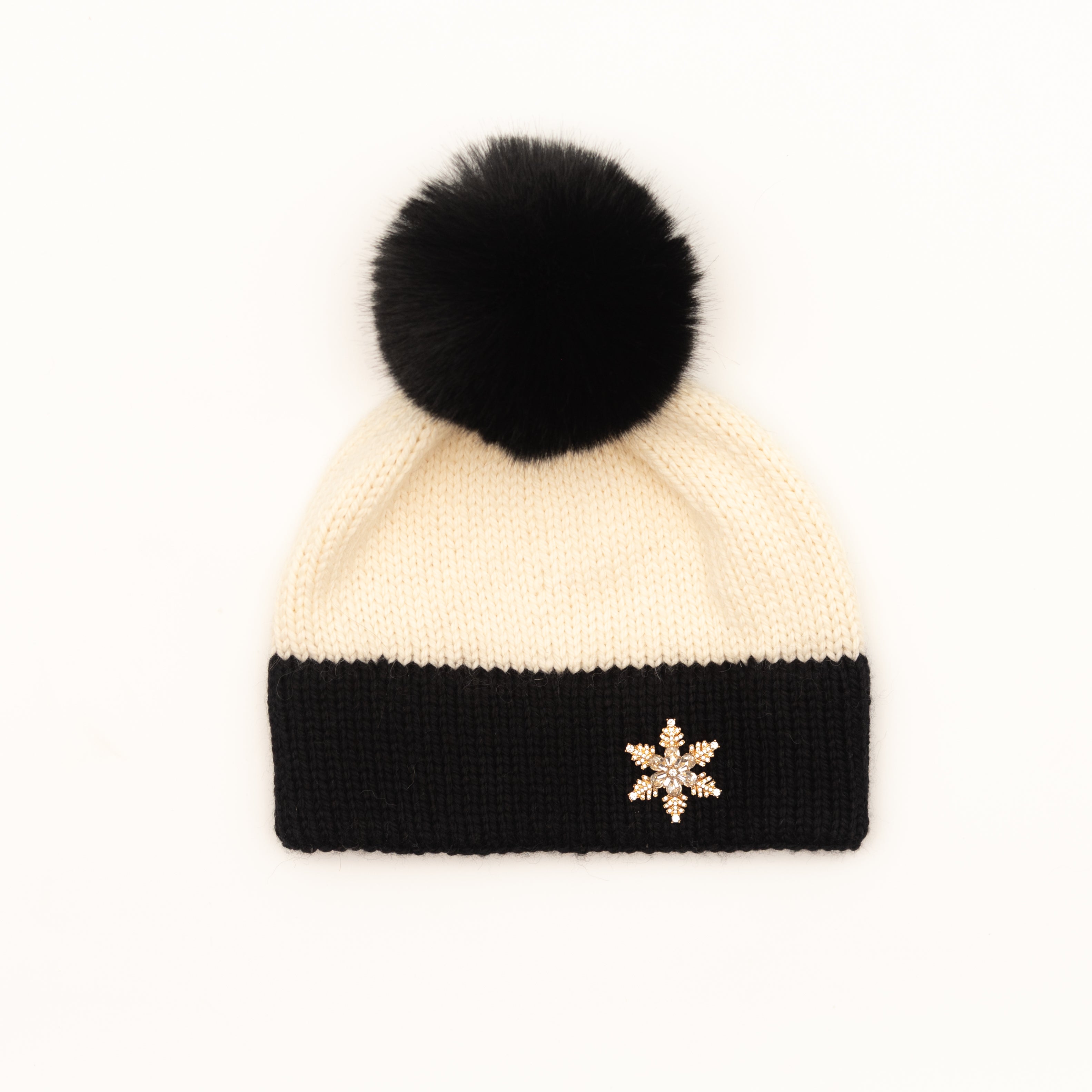 Wholesale Notions: Snowflake Crystal Brooch (2 pouches)