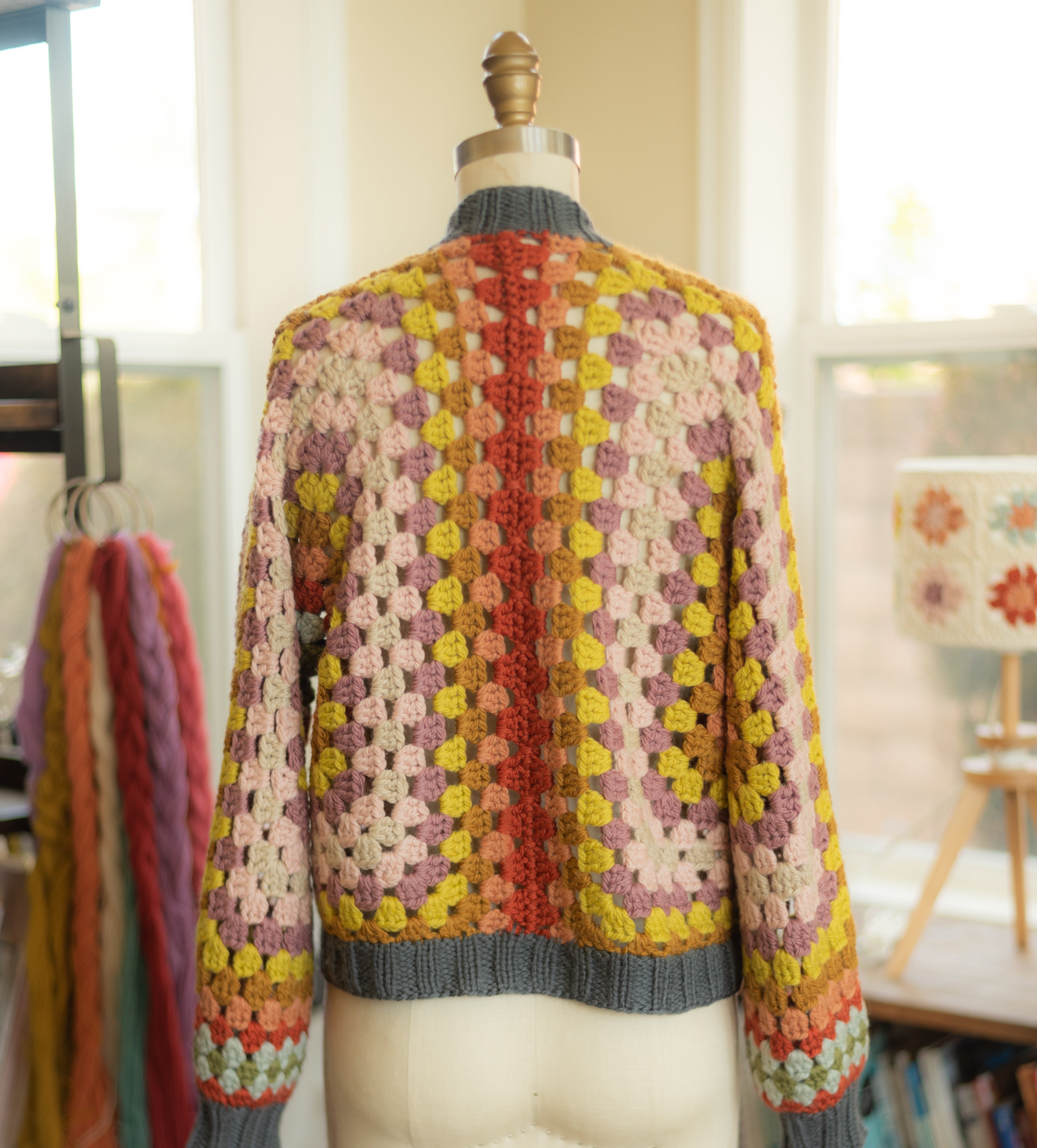 Happi Scrappi Hexi Cardi