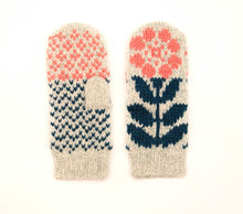 Load image into Gallery viewer, Tussie Mussie Mitten Knitting Kit
