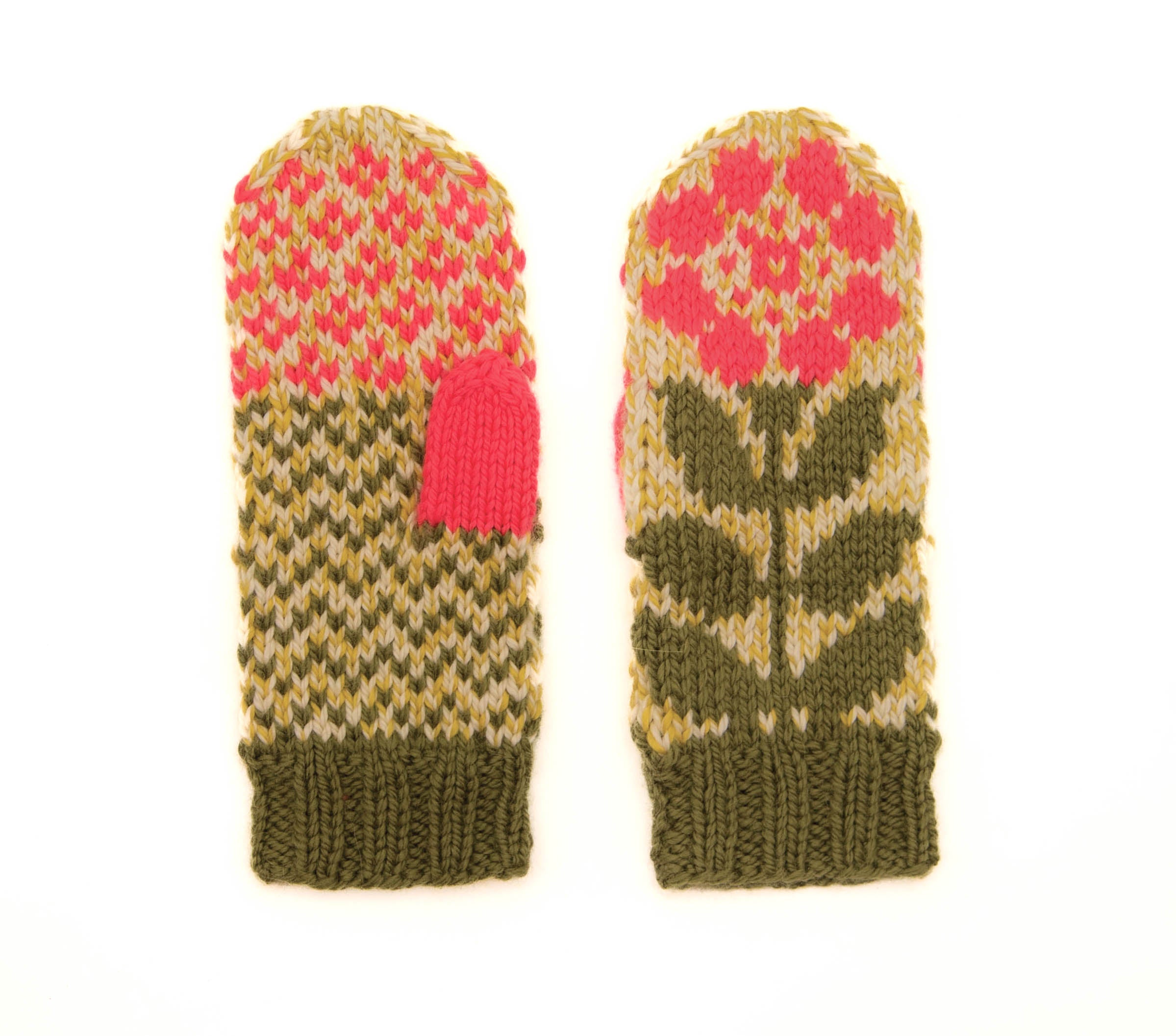 Tussie Mussie Mitten Knitting Kit