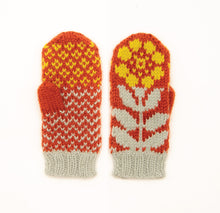Load image into Gallery viewer, Tussie Mussie Mitten Knitting Kit