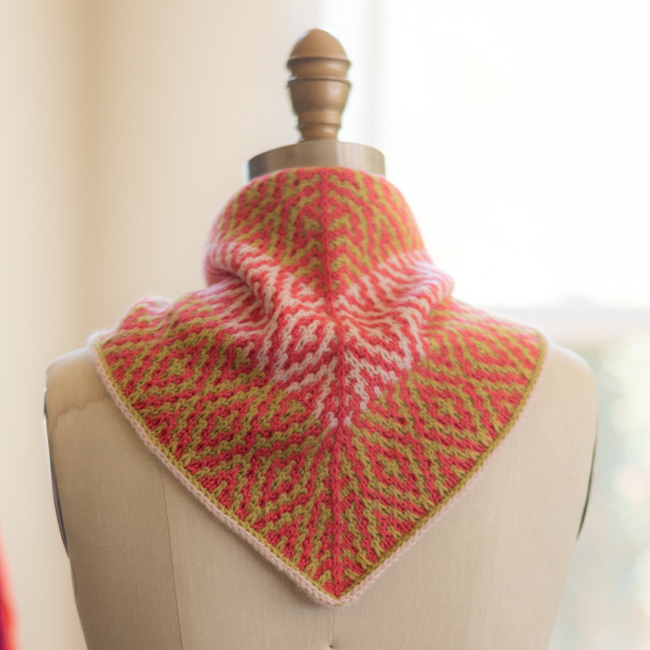 Adobe Mosaic Kerchief Knitting Kit (Small)