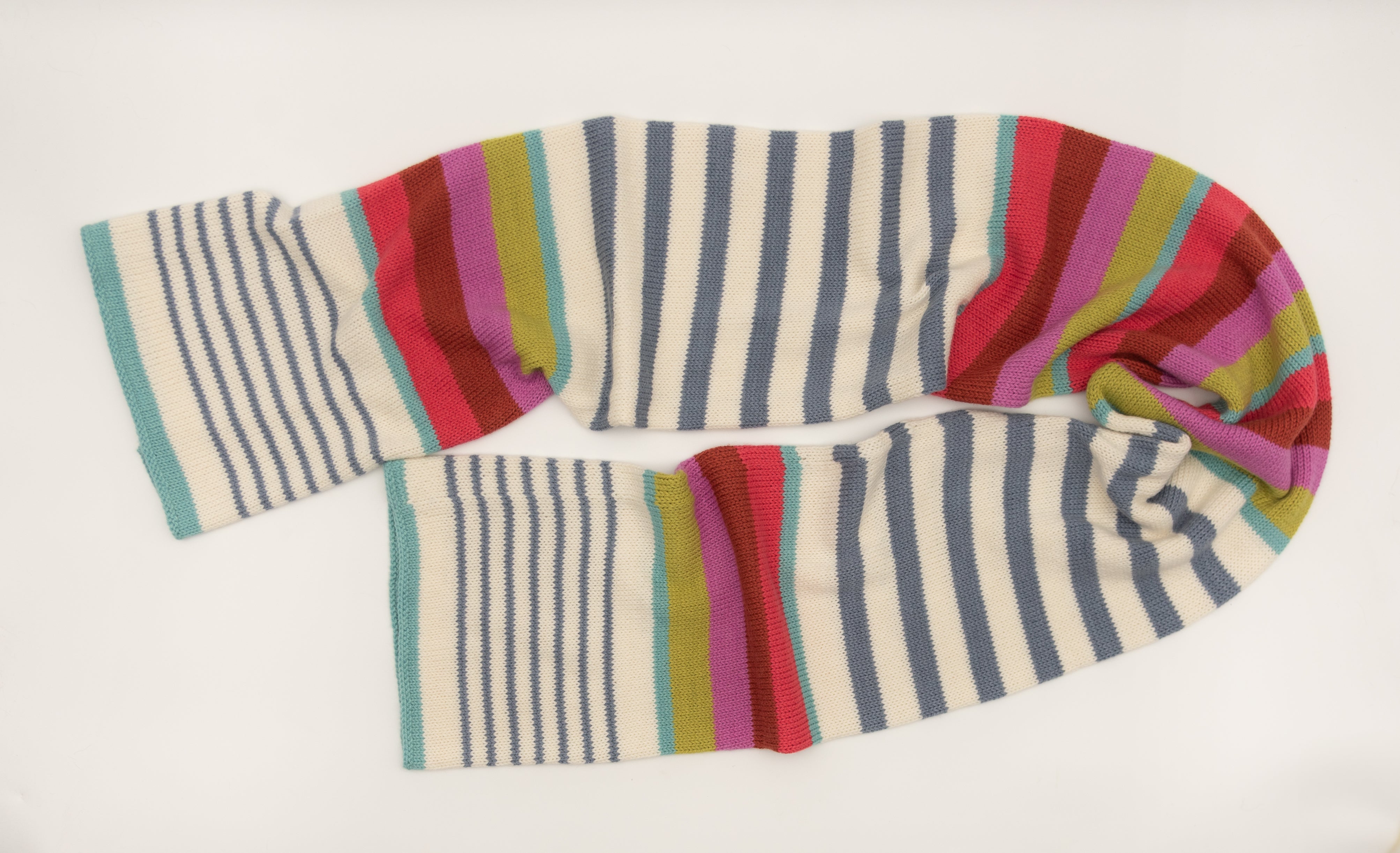 A. Opie Designs - Striped Elements Scarf and Hat