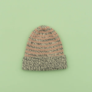 Striped Ribeanie Hat Knitting Kit