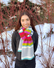 Load image into Gallery viewer, A. Opie Designs - Striped Elements Scarf and Hat Kit