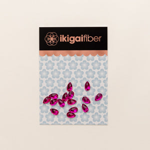 Sew-On Tear Drop Crystals