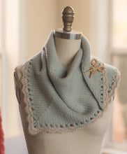 Load image into Gallery viewer, Gumdrop Kerchief with Crochet Edge