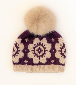 Zinnia Hat Knitting Kit
