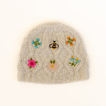 Load image into Gallery viewer, Cottage Garden Hat Knitting Kit and Embroidery Bundle