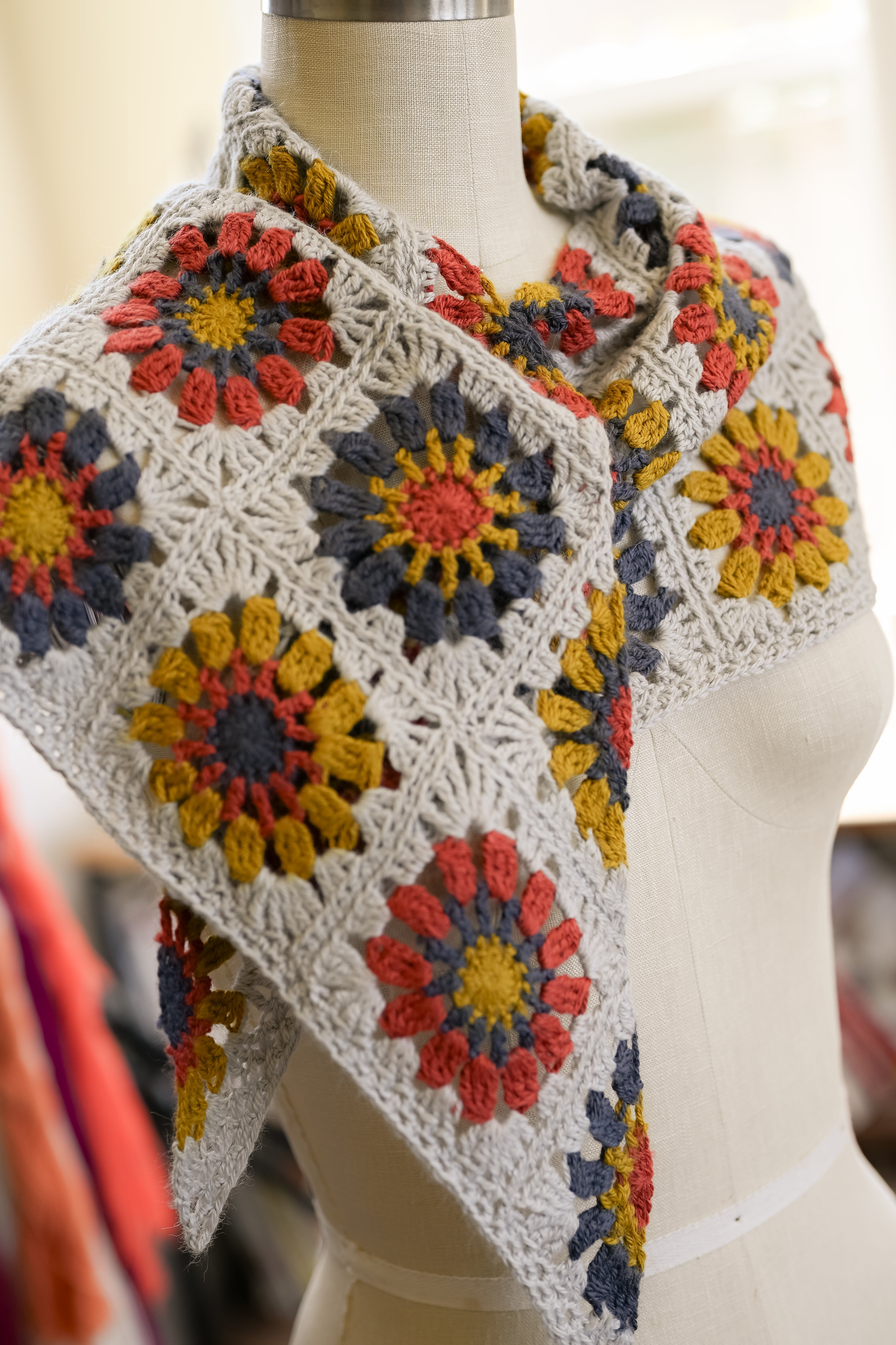 Sugar Bloom Shawl Kit - Crochet