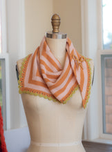 Load image into Gallery viewer, Gumdrop Kerchief with Crochet Edge