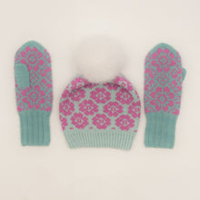 Load image into Gallery viewer, Mari Hat &amp; Mitt Knitting Kit