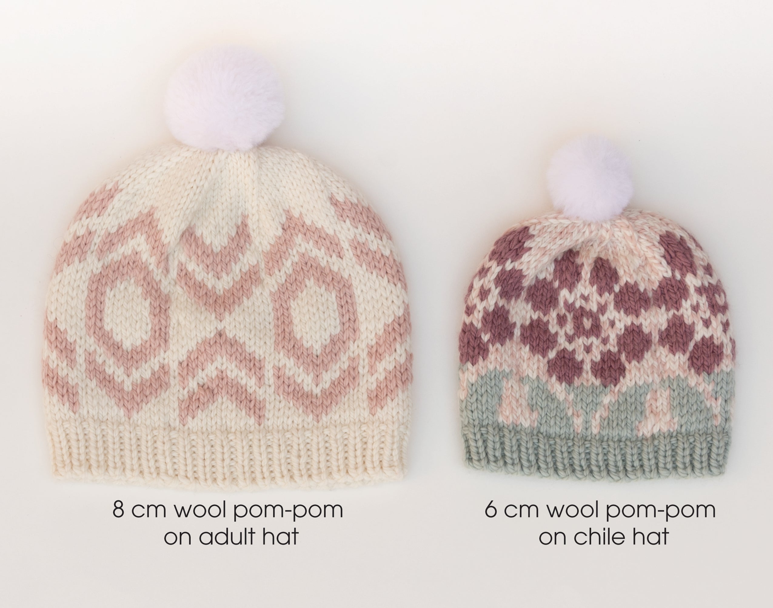 Wool Pom-Poms - 6 cm