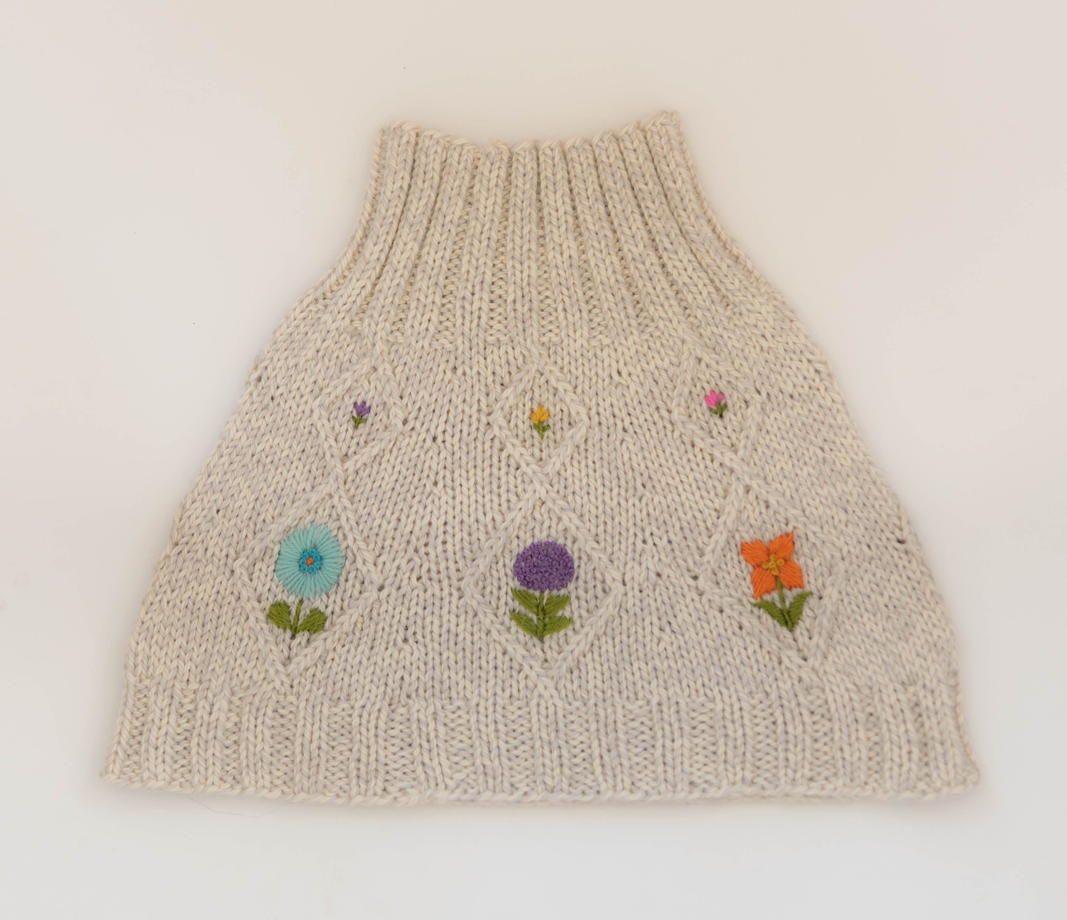 A. Opie Designs - Shelby Cowl Knitting Kit and Embroidery Bundle