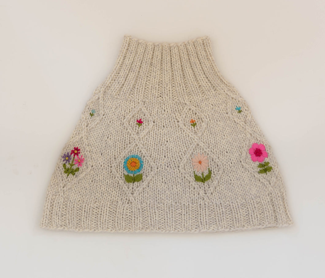 A. Opie Designs - Shelby Cowl Knitting Kit and Embroidery Bundle