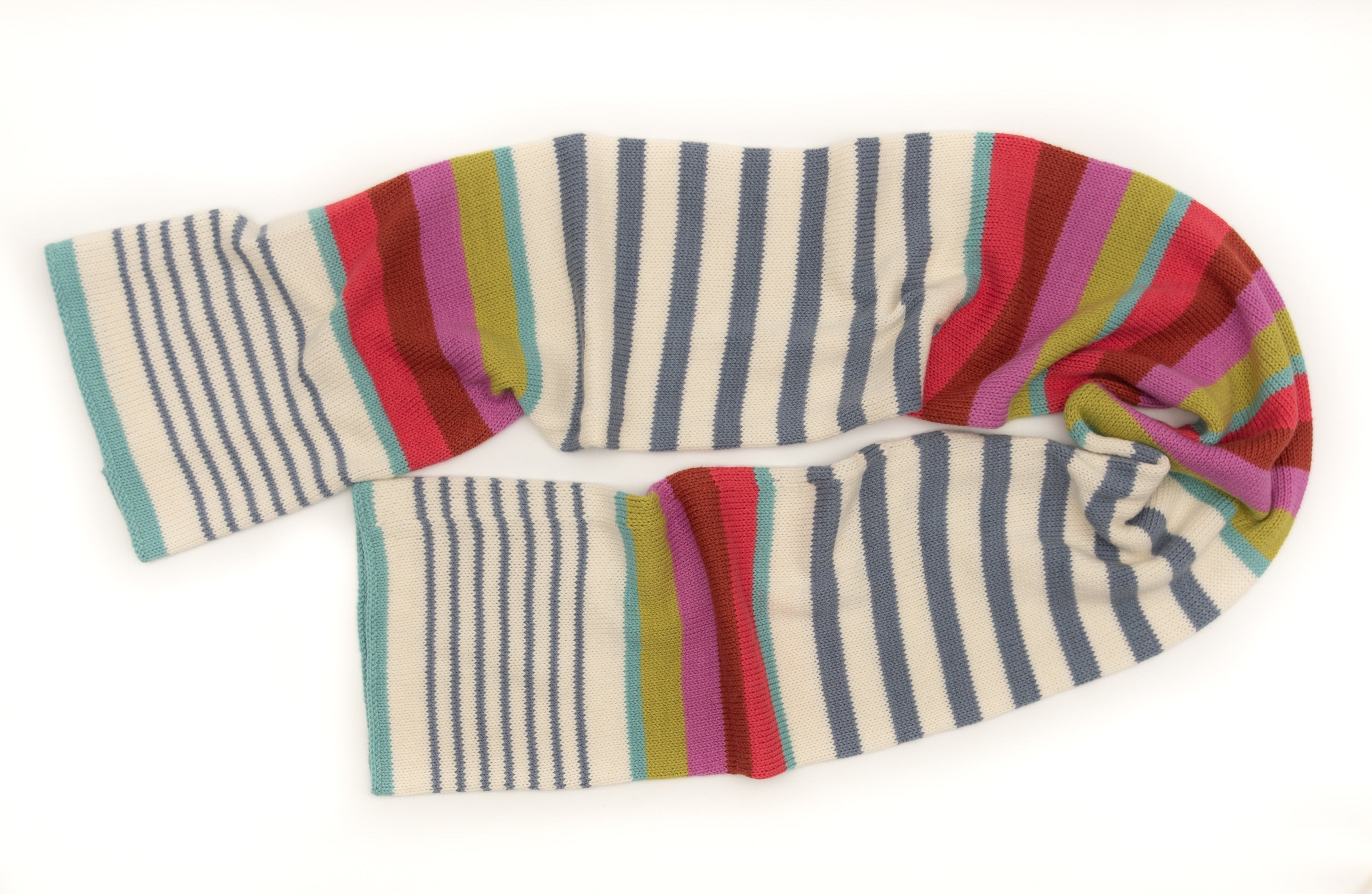 A. Opie Designs - Striped Elements Scarf and Hat Kit