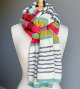 A. Opie Designs - Striped Elements Scarf and Hat