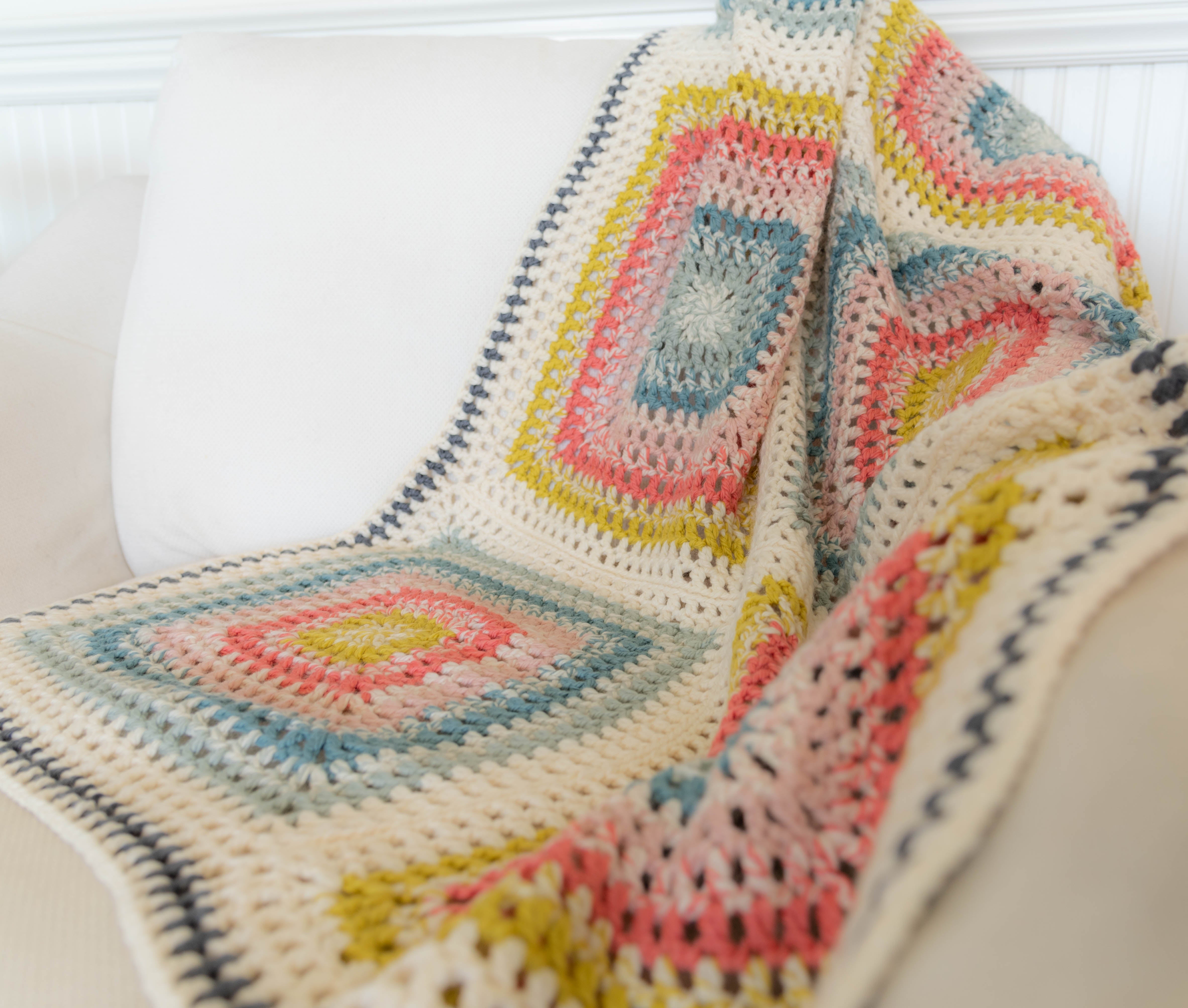 Granny Square Lite Blanket