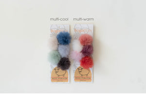 Wool Pom-Poms - 4 cm